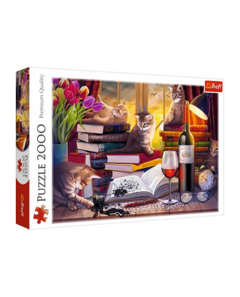 trefl PUZZLE 2000 Koci wieczór 27126