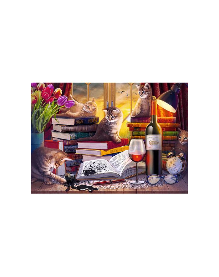 trefl PUZZLE 2000 Koci wieczór 27126 główny