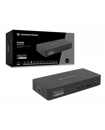 Conceptronic DONN31B 17-in-1 USB 3.2 Docking
