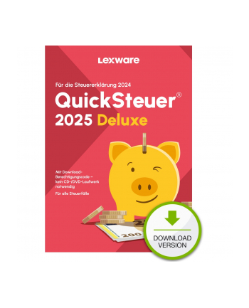 Lexware Program ESD QuickSteuer Deluxe 2025 (68152016)