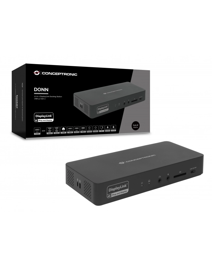 Conceptronic DONN31B 17-in-1 USB 3.2 Docking główny
