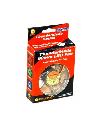 Wentylator Thunderblade 80mm LED Red 2000 RPM