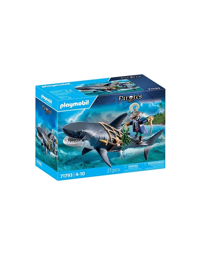 Playmobil Pirates 71793 Rekin olbrzym z piratem główny