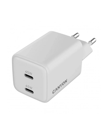 Canyon CU45CC GaN 45W 2xPD EU Biała