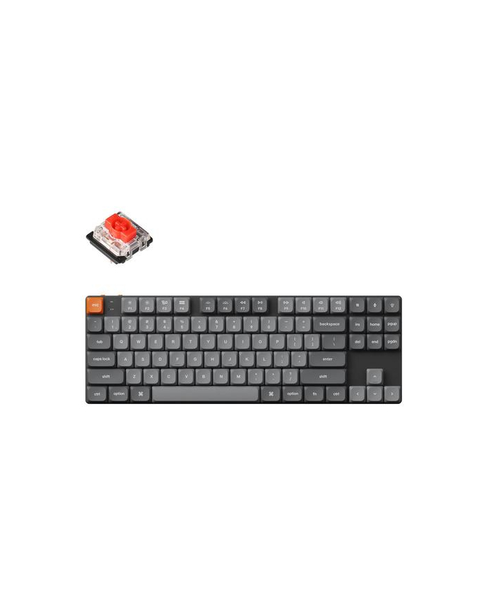 Klawiatura Keychron - K1 Max QMK/VIA RGB Gateron Hot-Swap Red (K1MH1) główny