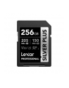 Lexar SDXC 256GB Professional SILVER Plus UHS-I U3 A2 4K V30 - nr 1