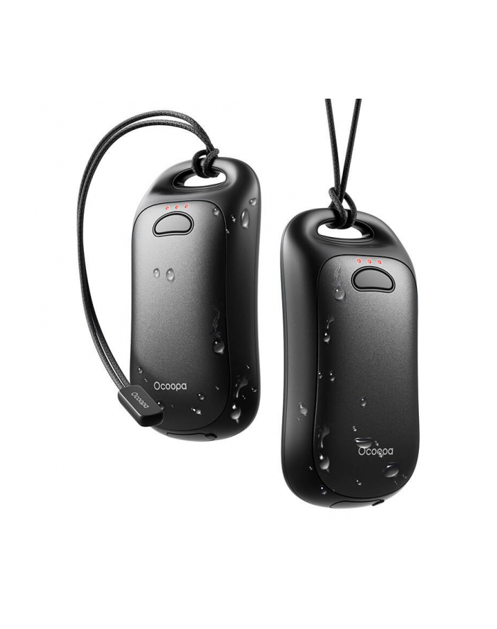 Ocoopa UT4 Urban, 2x 3000 mAh, do 2*9h, 10W, IP45, czarny Elektroniczny ogrzewacz do rąk, dłoni główny