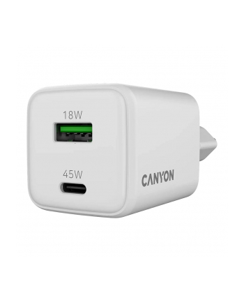 Canyon CU45AC GaN 45W 1xPD 1xQC EU Biała nr 1