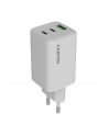 Canyon CU65ACC GaN 65W 2xPD 1xQC EU Biała Ładowarka sieciowa CU65ACC GaN 65W 2xPD 1xQC EU Biała - nr 1