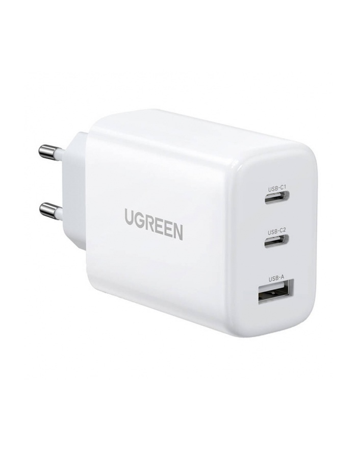 Ugreen CD275, 2x USB-C, 1x USB, 65W biała Ładowarka sieciowa główny