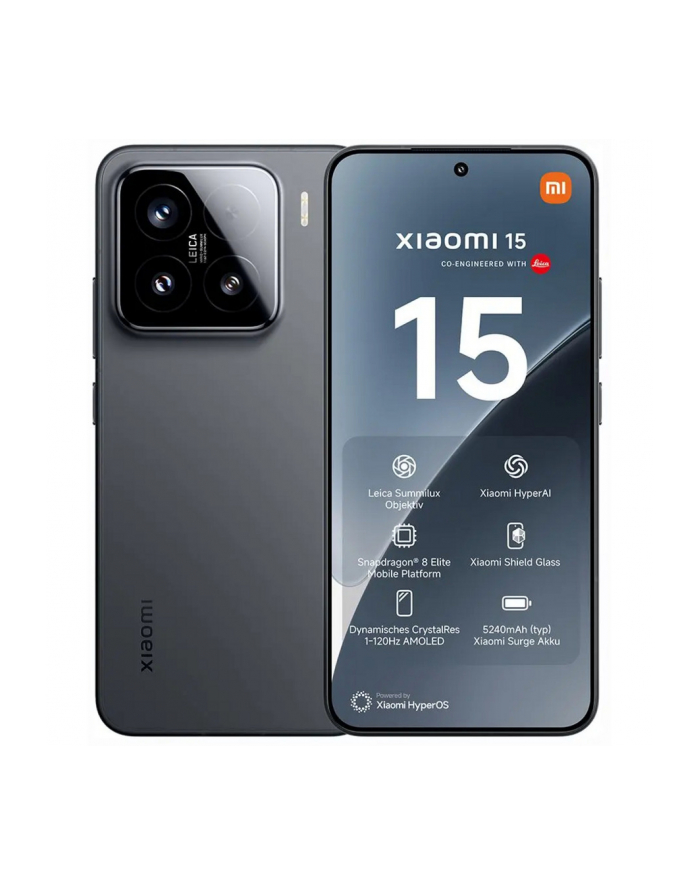 Xiaomi 15 12/256 GB Czarny główny