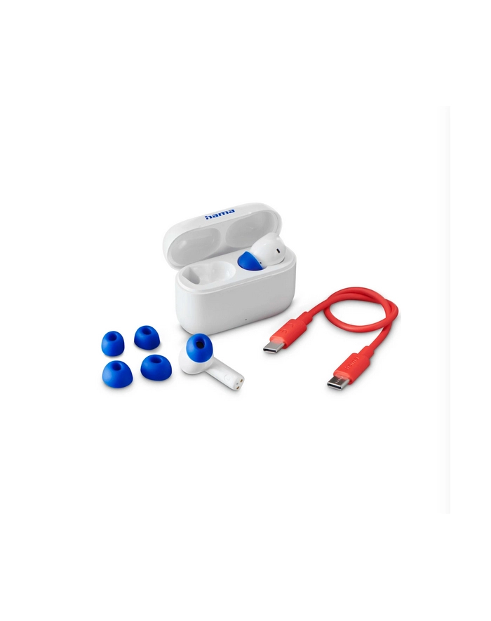 Hama Passion Clear II ANC białe find me | dokanałowe | ANC | Bluetooth | 20h główny
