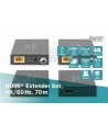 digitus Przedłużacz / Extender HDMI 70m po skrętce kat.5e/6/7 4K 60Hz PoC (Power over Cable) (zestaw) - nr 8