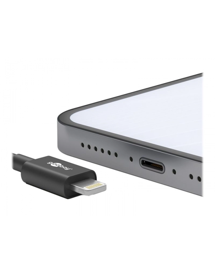 GOOBAY KABEL USB-C - APPLE LIGHTNING PLUG 8-PIN GOOBAY CZARNY 1M  () główny