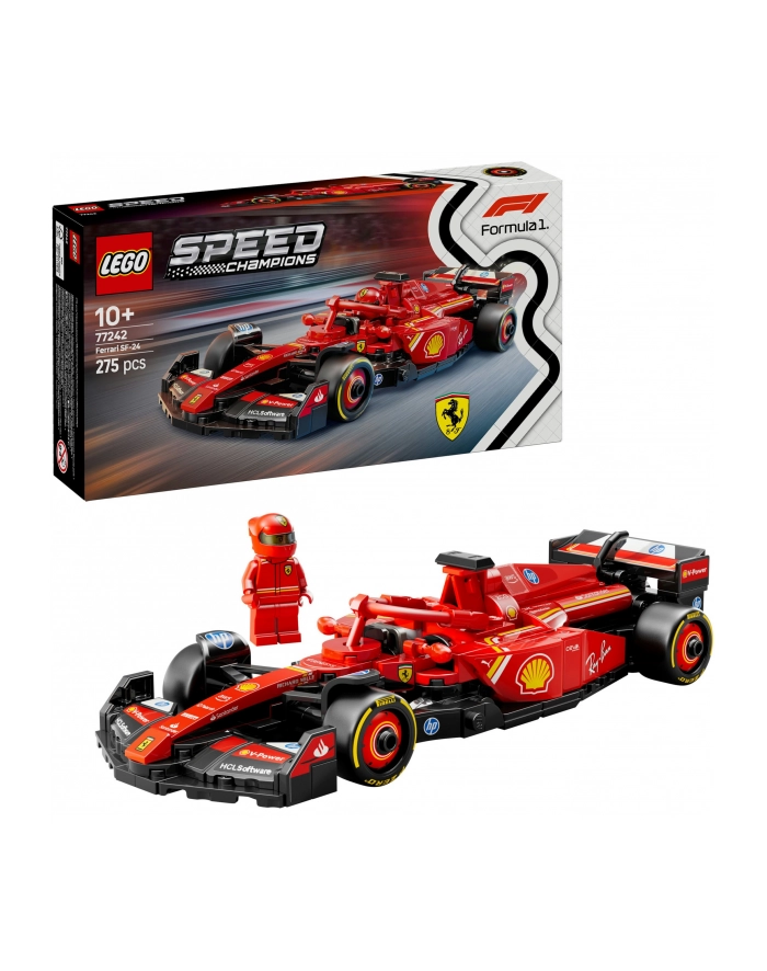 LEGO Speed Champions 77242 Bolid F1 Ferrari SF - 24 główny