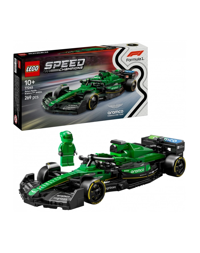 LEGO Speed Champions 77245 Bolid F1 Aston Martin Aramco AMR24 główny
