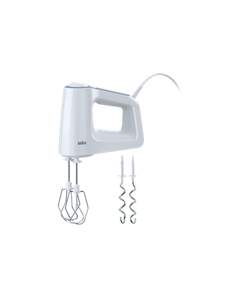 Braun HM 3100 WH Moc [W]: 500 | Ilość stopni prędkości: 5 | Rodzaj: ręczny | Funkcje: | Kolor: biały nr 2
