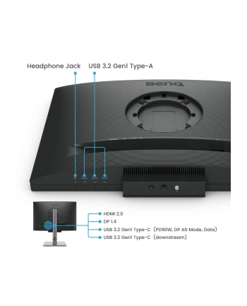 benq Monitor 24 cale RD240Q WQXGA 5ms/IPS/1200:1/HDMI/DP nr 2