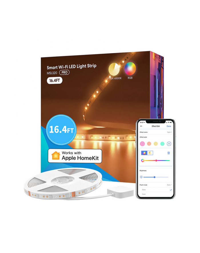 Meross MSL320 LED RGBWW WiFi 5 metrów główny