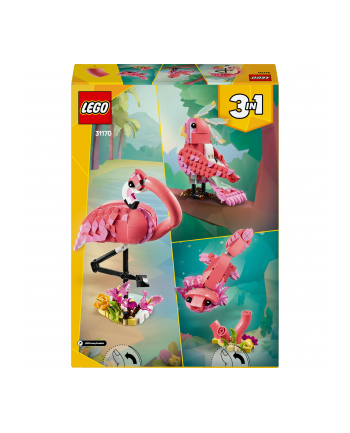 LEGO Creator 3w1 31170 Dzikie zwierzęta: różowy flaming