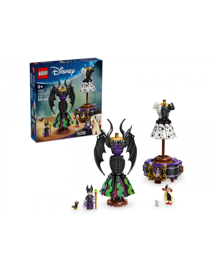 LEGO Disney 43262 Suknie Diaboliny i Cruelli De Mon główny