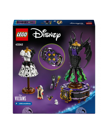 LEGO Disney 43262 Suknie Diaboliny i Cruelli De Mon