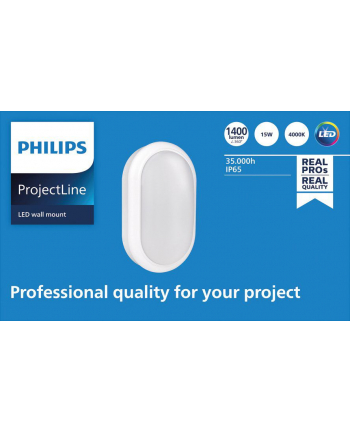 Philips Projectline Kinkiet zewnętrzny owalny LED 4000KbiałyIP65