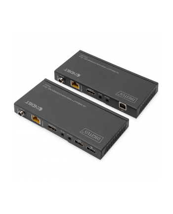 digitus Przedłużacz/Extender KVM HDMI+USB HDBaseT 70m 4K30Hz HDCP 2.2 PoC (Power over Cable) audio IR zestaw