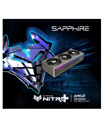 sapphire technology Karta graficzna Radeon RX 9070 XT NITRO+ GAMING OC 16GB GDDR6 256bit 2DP/2HDMI