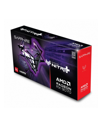 sapphire technology Karta graficzna Radeon RX 9070 NITRO+ 16GB OC GDDR6 256bit 2DP/2HDMI