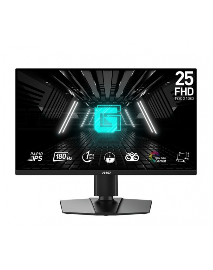 msi Monitor G255PF E2 24,5 cala LED/FHD/Flat/180Hz/Black główny