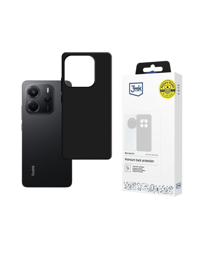 3mk Etui Matt Case IPhone 16E czarne główny