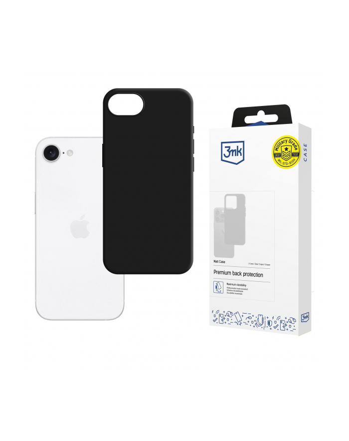 3mk Etui Matt Case IPhone 16E czarne główny