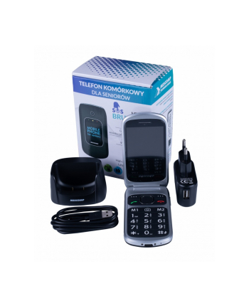 mesmed Telefon komórkowy z klapką dla seniorów MT-184 BRUNO 4G