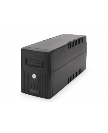 digitus UPS Line-Ineractive LED BASIC, 600VA/360W, 1x12V/7Ah, AVR, 2x Schuko CEE 7/3