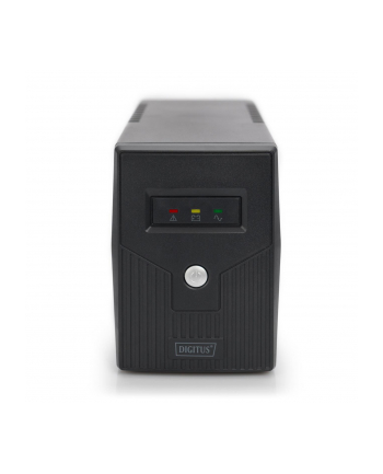 digitus UPS Line-Ineractive LED BASIC, 600VA/360W, 1x12V/7Ah, AVR, 2x Schuko CEE 7/3