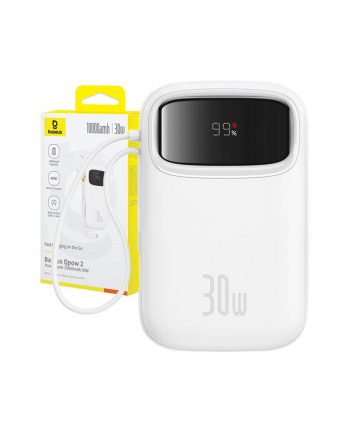 Baseus QPow 2 10000 mAh 30W 2xUSB-C biały nr 2