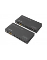 digitus Przedłużacz/Extender KVM HDMI+USB HDBaseT 70m 4K30Hz HDCP 2.2 PoC (Power over Cable) audio IR zestaw - nr 13