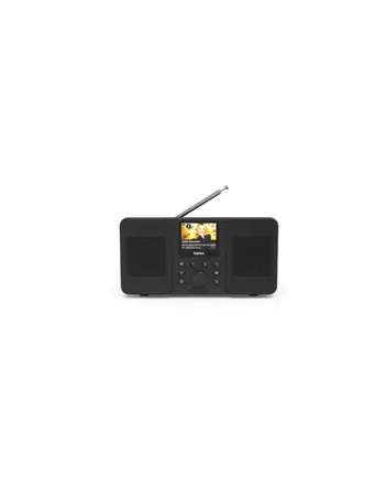 Hama DIR10 czarne radio | DAB+/Internet Radio/Bluetooth® RX/App nr 1