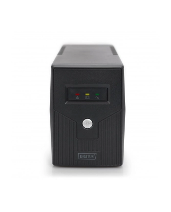 digitus UPS Line-Ineractive LED BASIC, 600VA/360W, 1x12V/7Ah, AVR, 2x Schuko CEE 7/3 nr 1