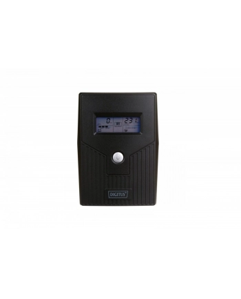 digitus UPS Line-Ineractive LCD BASIC, 600VA/360W, 1x12V/7Ah, AVR, 2x Schuko CEE 7/3 nr 2