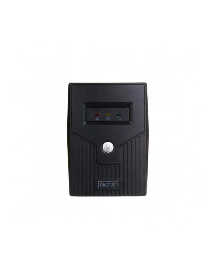 digitus UPS Line-Ineractive LED BASIC, 800VA/480W, 1x12V/9A, AVR, 2x Schuko CEE 7/3 główny