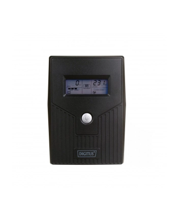 digitus UPS Line-Ineractive LCD BASIC, 800VA/480W, 1x12V/9A, AVR, 2x Schuko CEE 7/3 nr 1