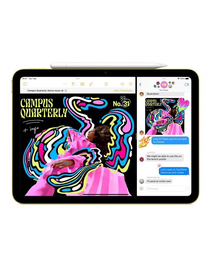 apple iPad WiFi 11 '' 128GB Srebrny główny