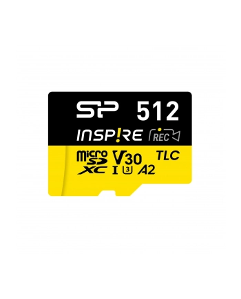 silicon power Karta pamięci microSDXC Inspire 512GB UHS-I U3 A2 V30 4K TLC nr 2