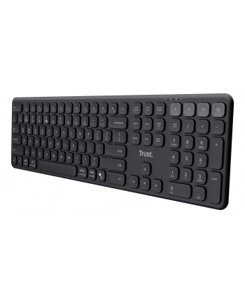 trust Klawiatura bezprzewodowa Vaiya Multi Black US
