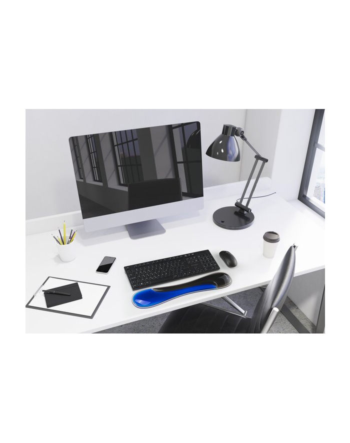 kensington Podkładka pod nadgarstki do klawiatury Slim Duo Gel niebieska główny