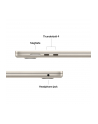 apple MacBook Air 15.3: M4 10/10, 24GB, 512GB - Księżycowa Poświata - nr 6
