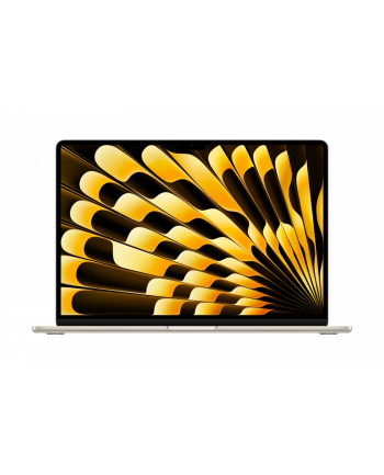 apple MacBook Air 15.3: M4 10/10, 16GB, 256GB - Księżycowa Poświata