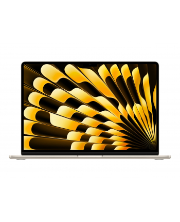 apple MacBook Air 15.3: M4 10/10, 16GB, 512GB - Księżycowa Poświata